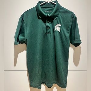 MSU men’s polo (athletic dry-fit material)